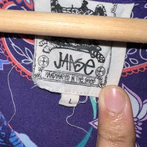 Jaase Boho Floral Dress V-Neck Maxi Dress - Picture 3 of 4